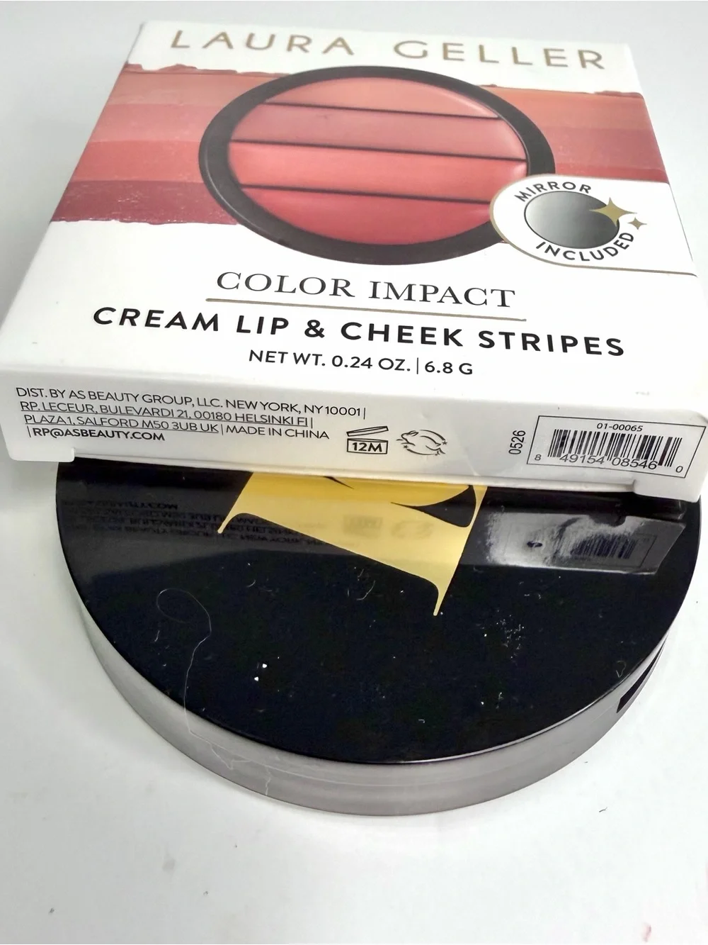 Laura Geller Color Impact Cream Lip & Cheek Stripes Bare Essentials